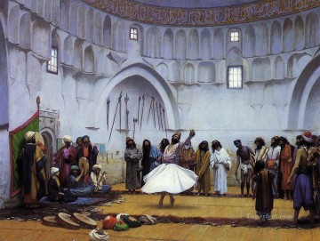 Whirling Dervishes Arab Jean Leon Gerome Oil Paintings